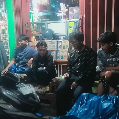 Polsek Kramatwatu Patroli ke Pemuda, Ingatkan Kamtibmas dan Cegah Balapan Liar