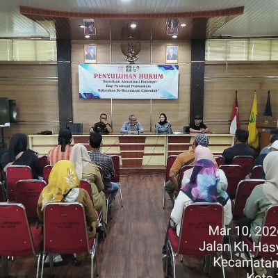 Kanwil Kemenkum Banten Gelar Sosialisasi Posbankum di Cipondoh untuk Perluas Akses Keadilan