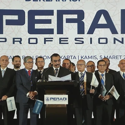 PERADI PROFESIONAL Resmi Deklarasi di Jakarta, Harris Arthur Hedar: Bukan Tandingan