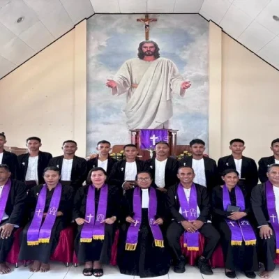 13 Warga Binaan Lapas Saumlaki Diteguhkan Jadi Anggota Sidi Baru Gereja Protestan Maluku