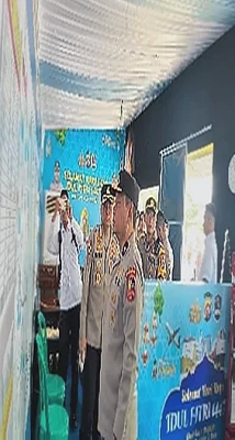 Itwasum Mabes Polri Cek Kesiapan Pos Pelayanan Operasi Ketupat Maung 2026 di Serang