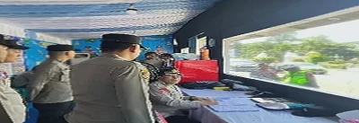 Tim Wasops Itwasum Mabes Polri Cek Kesiapan Pos Pelayanan Alun-Alun Serang