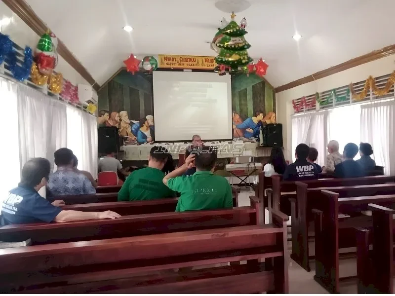 Warga Binaan Kristiani Lapas Banjarmasin Dikuatkan Lewat Ibadah Ciptaan Baru