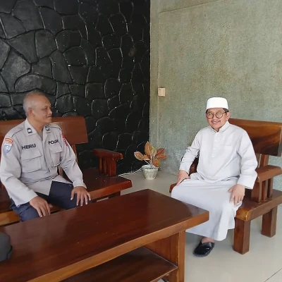 Polsek Rangkasbitung Jalin Silaturahmi dengan Pimpinan Ponpes Modern Al Mizan