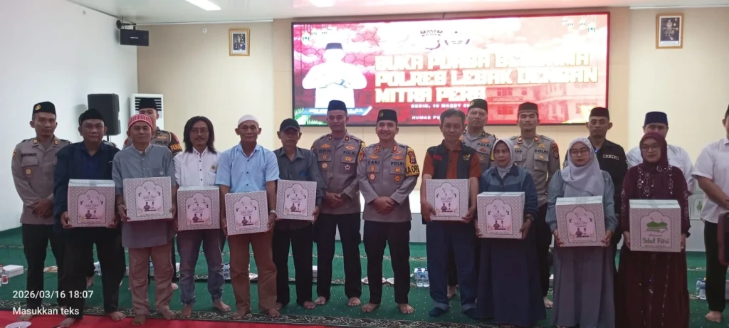 Kapolres Lebak Gelar Buka Puasa Bersama Insan Pers, Perkuat Sinergi dan Kemitraan