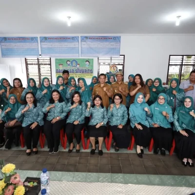 Ketua TP PKK Pematangsiantar Supervisi Kelurahan Simarito Jelang Lomba Tingkat Sumut