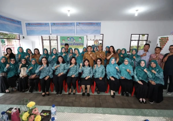 Ketua TP PKK Pematangsiantar Supervisi Kelurahan Simarito Jelang Lomba Tingkat Sumut