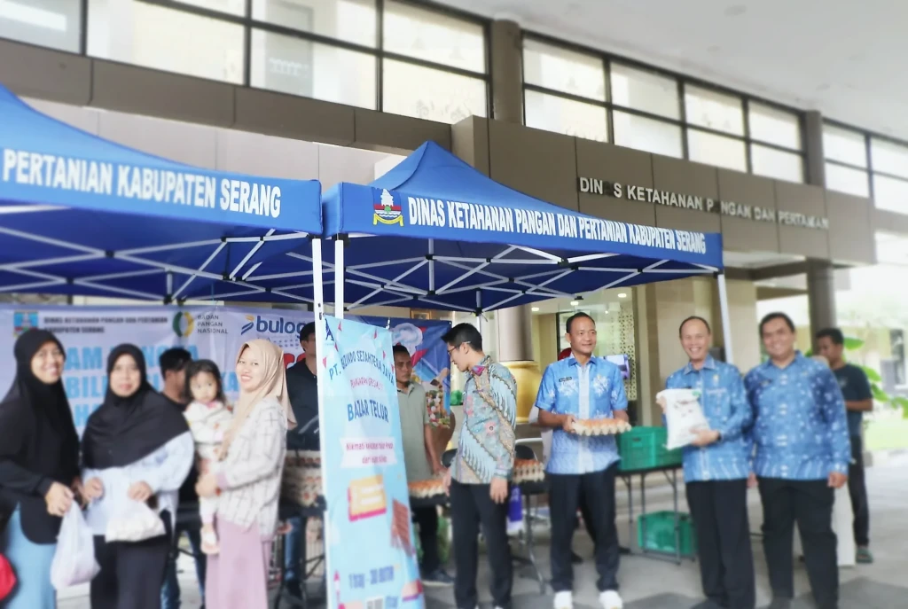 DKPP Kabupaten Serang Gelar Gerakan Pangan Murah di Puspemkab, Jual Daging dan Telur Murah