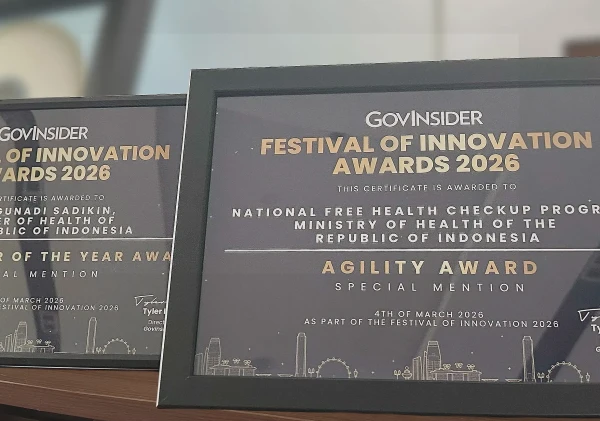 Kemenkes Raih Dua Penghargaan Inovasi Digital di Asia