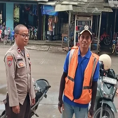 Polsek Serang Patroli di Pasar Rau, Jaga Kamtibmas dan Beri Rasa Aman Warga