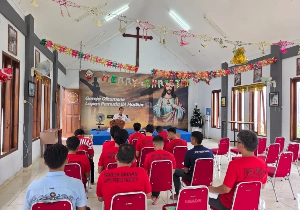 Lapas Pemuda Madiun Gelar Pembinaan Rohani Kristen dan Katolik untuk Warga Binaan