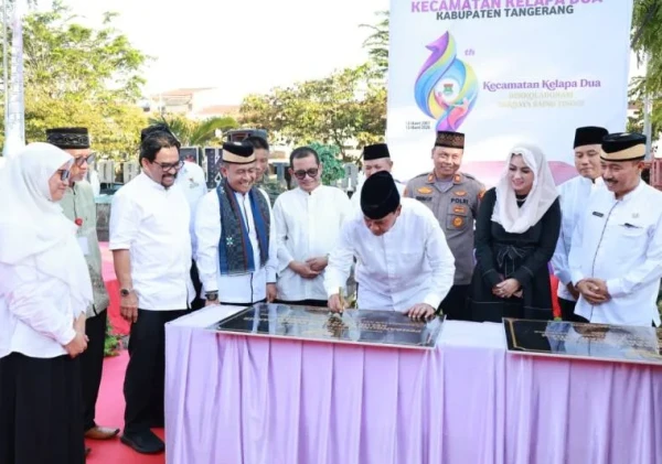 Bupati Tangerang Hadiri HUT ke-19 Kecamatan Kelapa Dua, Ajak Perkuat Sinergi