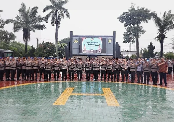 Kapolda Banten Pimpin Apel Pengecekan Kendaraan Operasional Jelang Operasi Ketupat Maung 2026