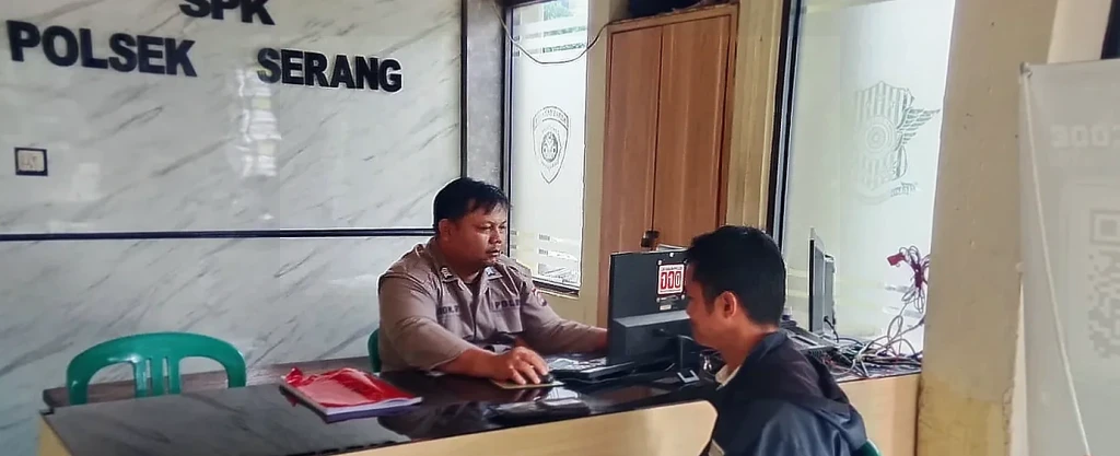 Polsek Serang Sediakan Layanan Penerbitan Surat Kehilangan Dokumen dan Barang Berharga