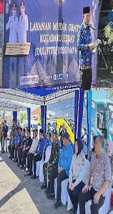 Pemkab Kotabaru Lepas 94 Peserta Mudik Gratis Menuju Berbagai Daerah