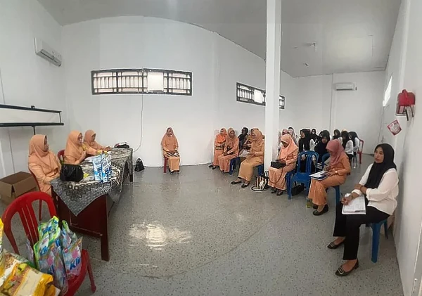 Dharma Wanita Bapas Bengkulu Pererat Silaturahmi Lewat Pertemuan Rutin dan Arisan