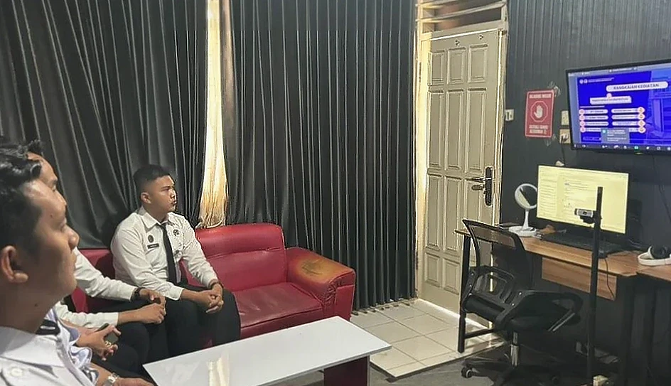 Rutan Bengkulu Ikuti Sosialisasi Daring Hari Bakti Pemasyarakatan ke-62