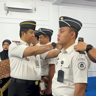 23 Pegawai Lapas Kotabaru Naik Pangkat, Kepala Lapas Beri Apresiasi Kinerja