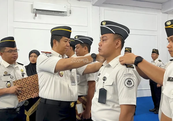 23 Pegawai Lapas Kotabaru Naik Pangkat, Kepala Lapas Beri Apresiasi Kinerja