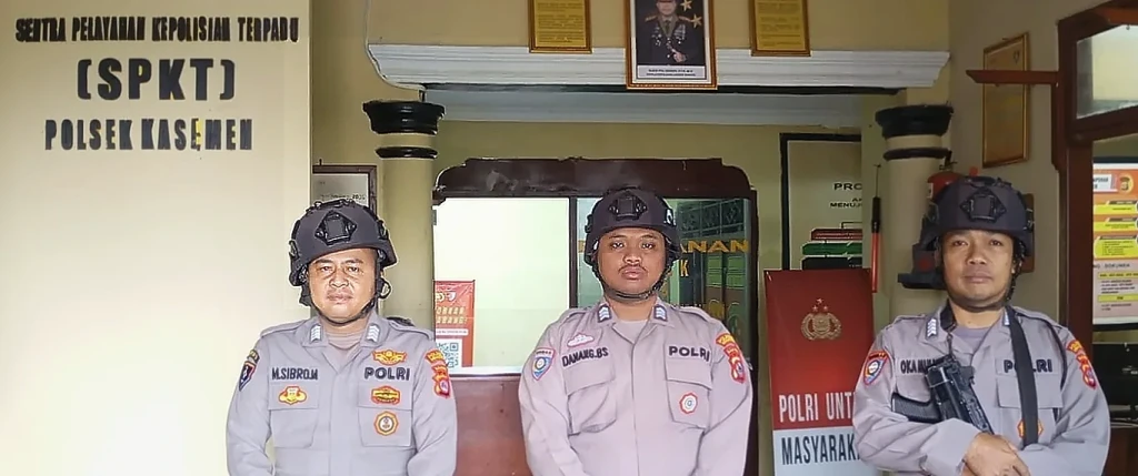 Polsek Kasemen Perketat Pengamanan Markas Komando Antisipasi Gangguan