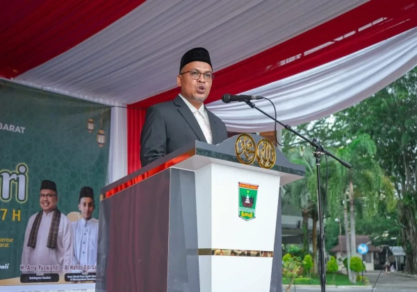 Gubernur Mahyeldi Sampaikan Empat Pesan Idul Fitri kepada Masyarakat Sumbar
