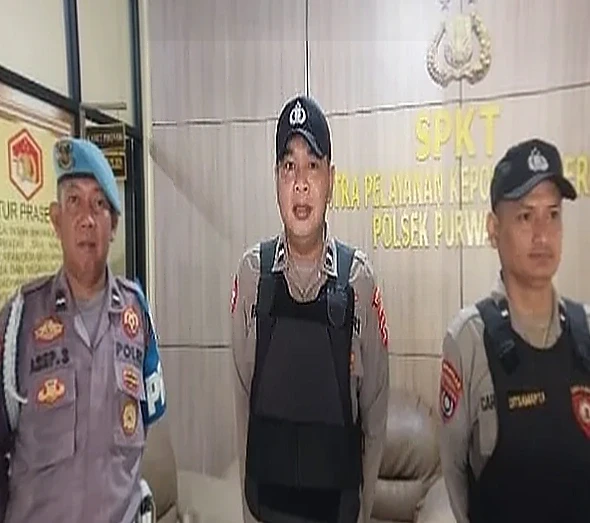 Polsek Purwakarta Cilegon Gelar Sispam Mako, Kapolres Tekankan Kesiapan Personel