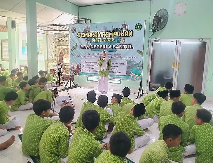MTsN 4 Bantul Gelar Kultum Ramadan 1447 H, Latih Siswa Berani Berbicara