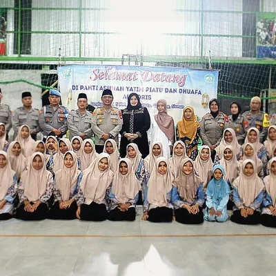 Polsek Gamping Gelar Buka Puasa dan Bakti Sosial Bersama 130 Anak Panti Asuhan