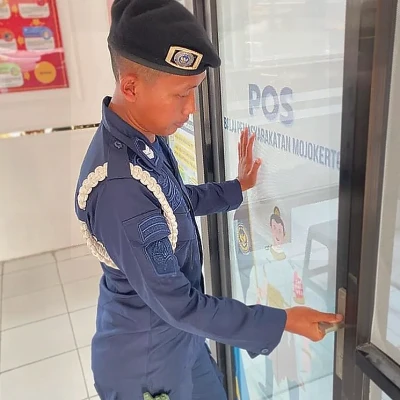 Lapas Mojokerto Rutin Kontrol Keliling Area Depan, Pastikan Keamanan Terjaga