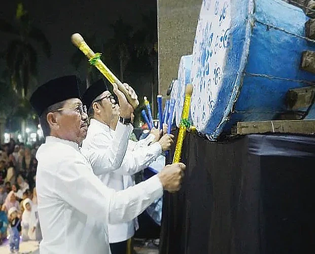 Wali Kota Tangerang Buka Festival Bedug Takbiran di Masjid Raya Al-A’zhom