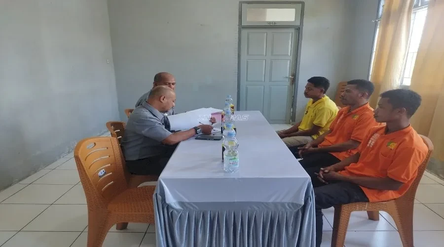 Lapas Namlea Fasilitasi Asesmen Kualitas Layanan Bantuan Hukum Warga Binaan