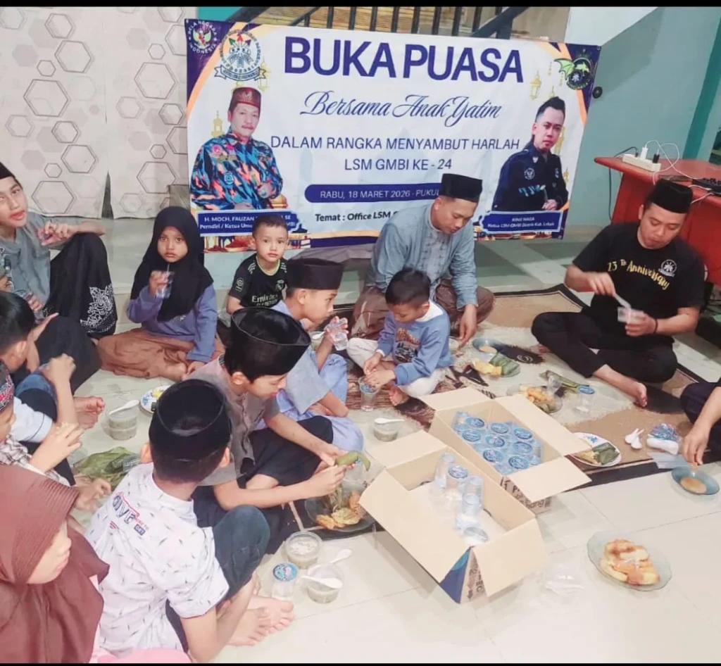 LSM GMBI Lebak Gelar Buka Puasa dan Santunan Anak Yatim Rayakan Harlah ke-24