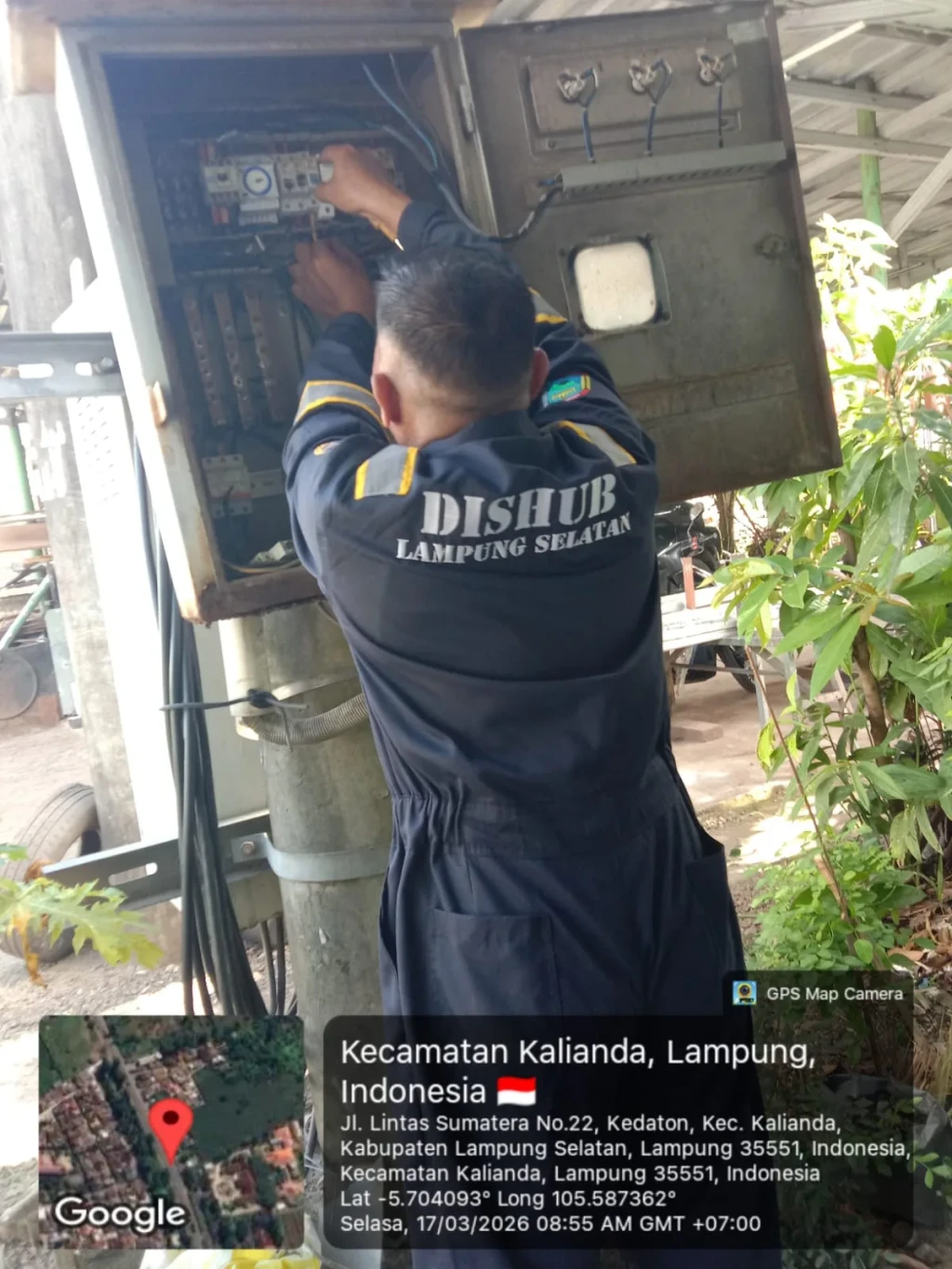 Pemprov Lampung Perbaiki PJU Jalinsum Bakauheni Jelang Arus Mudik Idulfitri