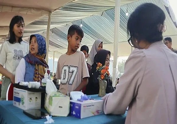 Rutan Kelas I Tangerang Beri Layanan Kesehatan Gratis untuk Keluarga Warga Binaan