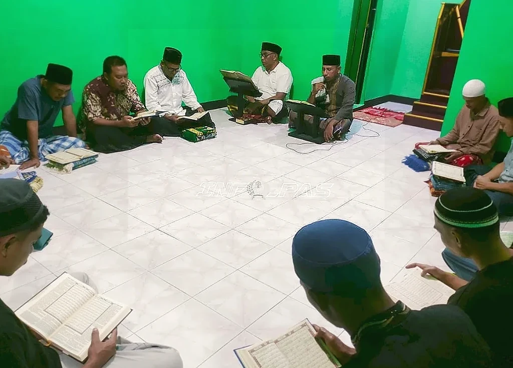 Warga Binaan Lapas Wahai Rutinkan Yasinan Jaga Ibadah Pasca-Ramadan