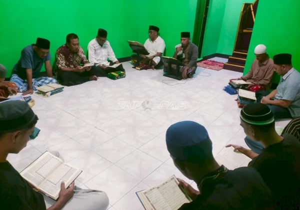 Warga Binaan Lapas Wahai Rutinkan Yasinan Jaga Ibadah Pasca-Ramadan