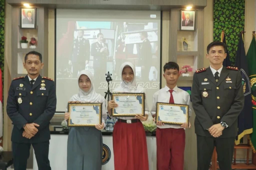 Lapas Tanjungpandan Salurkan Bantuan UMKM dan Beasiswa di Puncak HBP Ke-62