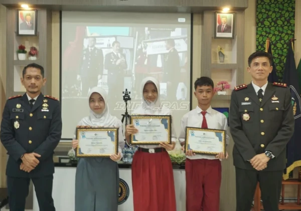 Lapas Tanjungpandan Salurkan Bantuan UMKM dan Beasiswa di Puncak HBP Ke-62
