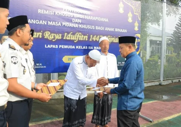 Lapas Pemuda Madiun Beri Remisi Khusus Idul Fitri kepada 510 Warga Binaan