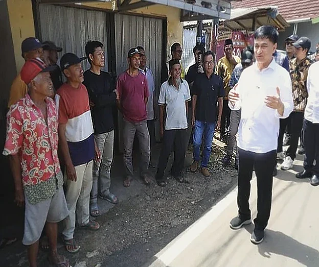 Wagub Banten Tinjau Jalan Mulus di Lebak, Warga Ungkap Rasa Syukur
