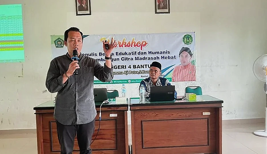 MTsN 4 Bantul Gelar Workshop Penulisan Berita, Tingkatkan Kompetensi Guru dan Pegawai