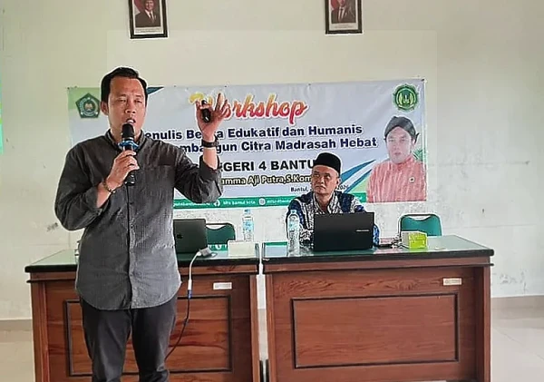 MTsN 4 Bantul Gelar Workshop Penulisan Berita, Tingkatkan Kompetensi Guru dan Pegawai