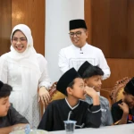 Gubernur Andra Soni Rayakan Idulfitri Bersama Yatim Piatu dan Duafa di Gedung Negara Banten