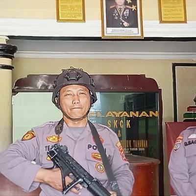 Polsek Kasemen Perketat Pengamanan Mako dengan Sispam Rutin