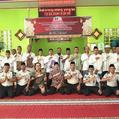 Bupati Bengkulu Utara Hadiri Safari Ramadhan di Lapas Arga Makmur, Beri Hadiah Lomba WBP
