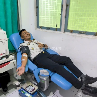 Rutan Marabahan Gelar Donor Darah Peringati Hari Bakti Pemasyarakatan ke-62
