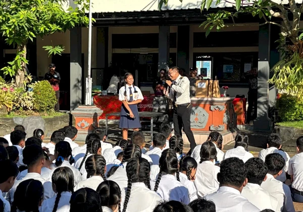 Bapas Denpasar Tanamkan Kesadaran Hukum Lewat Program Bapas Mengajar di Tabanan