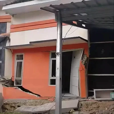 Tanah Gerak Rusak 20 Rumah di Pajangan Bantul, Kerugian Capai Rp4 Miliar