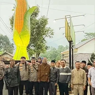 Polda Jabar Resmikan Tugu Jagung di Nagreg, Dorong Ketahanan Pangan dan Produksi Petani