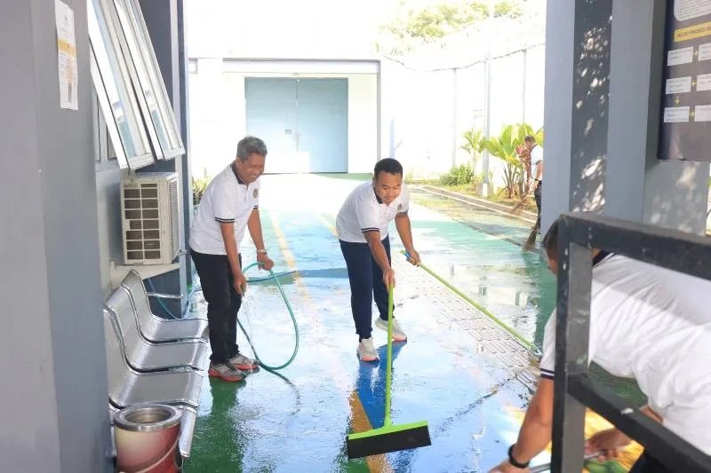 Lapas Pemuda Madiun Gelar Bakti Sosial Sambut Hari Bakti Pemasyarakatan Ke-62